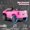 imageLicensed Toyota Ride on Car by INFANS Battery Powered Electric Vehicle for Kids with Remote Control MP3 USB Power Display LED Lights Suspension Ride on Toy for 3 Boys Girls WhitePink
