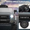 imageLicensed Toyota Ride on Car by INFANS Battery Powered Electric Vehicle for Kids with Remote Control MP3 USB Power Display LED Lights Suspension Ride on Toy for 3 Boys Girls WhiteGray