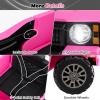 imageLicensed Toyota Ride on Car by INFANS Battery Powered Electric Vehicle for Kids with Remote Control MP3 USB Power Display LED Lights Suspension Ride on Toy for 3 Boys Girls WhitePink