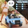 imageLicensed Toyota Ride on Car by INFANS Battery Powered Electric Vehicle for Kids with Remote Control MP3 USB Power Display LED Lights Suspension Ride on Toy for 3 Boys Girls WhiteBlue