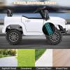 imageLicensed Toyota Ride on Car by INFANS Battery Powered Electric Vehicle for Kids with Remote Control MP3 USB Power Display LED Lights Suspension Ride on Toy for 3 Boys Girls WhiteWhite