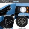 imageLicensed Toyota Ride on Car by INFANS Battery Powered Electric Vehicle for Kids with Remote Control MP3 USB Power Display LED Lights Suspension Ride on Toy for 3 Boys Girls WhiteBlue