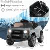 imageLicensed Toyota Ride on Car by INFANS Battery Powered Electric Vehicle for Kids with Remote Control MP3 USB Power Display LED Lights Suspension Ride on Toy for 3 Boys Girls WhiteGray