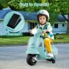 imageLicensed Vespa Kids Motorcycle by INFANS 6V Battery Powered Motorbike for Toddlers with Training Wheels Horn LED Lights Electric Ride on Toys for Boys Girls Aged 1836 Months GreenGreen
