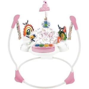 imageINFANS Baby Activity Center Jumper with Music Light Interactive Toys 360Rotating Seat 3 Heights for 6 Months BluePink