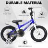 imageINFANS Kids Bike 14 16 Inch with 95 Assembled Adjustable Seat Balance or Training Wheels Coaster Brake Toddler Children Bicycle for 4 to 8 Years Old Boys GirlsBlue