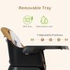 image:imageINFANS 9 in 1 High Chair Convertible Baby Highchair for Babies and Toddlers Table and Chair Set Building Block Infant Dining Booster Seat Kids Stool with Activity Children Play Kitchen BrownBrown