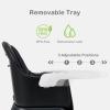 image:imageINFANS 9 in 1 High Chair Convertible Baby Highchair for Babies and Toddlers Table and Chair Set Building Block Infant Dining Booster Seat Kids Stool with Activity Children Play Kitchen BrownBlack