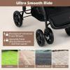image:imageINFANS Double Stroller Foldable Baby Tandem Stroller with Djustable Backrest Canopy Footrest 5Point Harness Storage Basket Convertible Compact Twin Stroller for Infants and Toddlers SageBlack