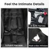 image:imageINFANS Jogging Stroller Foldable Jogger with AirFilled Tires Shock Absorbing Suspension Adjustable Backrest Baby Running StrollersGrey