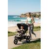 image:imageINFANS Jogging Stroller Foldable Jogger with AirFilled Tires Shock Absorbing Suspension Adjustable Backrest Baby Running StrollersGrey
