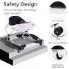 image:imageINFANS Baby Walker 5 in 1 Behind Walker Learning Seated Rocker Bouncer with Removable Music Tray Adjustable Height Washable Seat Cushion Foldable Activity Center for Toddlers DarkDark