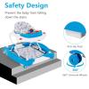 image:imageINFANS Baby Walker 5 in 1 Behind Walker Learning Seated Rocker Bouncer with Removable Music Tray Adjustable Height Washable Seat Cushion Foldable Activity Center for Toddlers DarkUnicorn