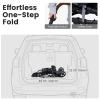 image:imageINFANS Sit and Stand Double Stroller Foldable Tandem with Standing Platform Reclining Backrest Adjustable Handlebar and Footrest Storage Basket 5Point Harnesses Baby Pushchair for ToddlersGrey