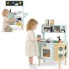 image:imageINFANS Kids Kitchen Playset Toddler Wooden Pretend Cooking Set with Telephone Stove Microwave Storage Cabinet Play Kitchen Toy Set with Toy Food Cookware Accessories for Children Boys Girls2 IN 1 Green