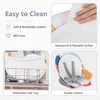 image:imageINFANS 8 in 1 Baby High Chair Convertible Highchair for Babies and Toddlers Infant Dining Booster Seat Building Block Table Kids Stool Table Chair Set with Removable Tray Light PinkBaby Blue