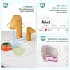 image:imageINFANS Corner Kids Kitchen Playset Toddler Wooden Pretend Cooking Set with Lights Sounds Coffee Machine Washing Dishwasher Stove Removable Sink Storage Simulation Play Kitchen ToyWhite