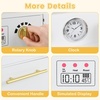 image:imageINFANS Kids Kitchen Playset 2 in 1 Wooden Pretend Play Kitchen with Running Water Fridge Realistic Sounds Lights Toddler Cooking Toys Gift for Boys Girlswith Refrigerator