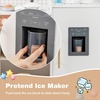 image:imageINFANS Kids Kitchen Playset Toddler Wooden Kitchen Pretend Cooking Toy Set with Coffee Maker Ice Machine Dishwasher Microwave Storage Cabinet Simulation Play Kitchen for Boys Girls 3White