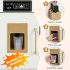 image:imageINFANS Kids Kitchen Playset Wooden Pretend Play Kitchen with Realistic Light Sound Toddler Cooking Toy for Boys Girls Aged 3 Light BeigeBeige