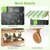 image:imageINFANS Mud Kitchen Outdoor Play Kitchen with Drawing Board 4 Cups Removable Sink Storage Cooking Accessories Wooden Kids Kitchen Playset Gift for Boys Girls Ages 3with Blackboard
