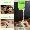 image:imageINFANS Mud Kitchen Outdoor Play Kitchen with Drawing Board 4 Cups Removable Sink Storage Cooking Accessories Wooden Kids Kitchen Playset Gift for Boys Girls Ages 3with Blackboard