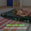 image:imageINFANS Foldable Floor Mattress for Kids Glow in Dark TriFolding Nap Mat for Sleeping Daycare Portable Foam Mattress Floor Futon Bed with Washable Cover Storage BagGary Glowing Dinosaur