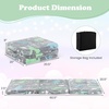 image:imageINFANS Foldable Floor Mattress for Kids Glow in Dark TriFolding Nap Mat for Sleeping Daycare Portable Foam Mattress Floor Futon Bed with Washable Cover Storage BagGary Glowing Dinosaur