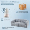 image:imageINFANS Modular Kids Play Couch 10PCS Fluorescent Toddler Creative Sectional Fort Building Sofa for Playroom Bedroom Children Convertible Soft Foam Furniture Playset Floor Cushion Boys Girls10 PCS