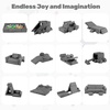 image:imageINFANS Modular Kids Play Couch 13 PCS Toddler Creative Sectional Fort Building Sofa for Bedroom Playroom Children Convertible Versatile Soft Foam Furniture Playset Crawling Floor CushionGrey