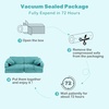 image:imageINFANS Modular Kids Play Couch 13 PCS Toddler Creative Sectional Fort Building Sofa for Bedroom Playroom Children Convertible Versatile Soft Foam Furniture Playset Crawling Floor CushionGreen