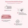 image:imageINFANS Modular Kids Play Couch 13 PCS Toddler Creative Sectional Fort Building Sofa for Bedroom Playroom Children Convertible Versatile Soft Foam Furniture Playset Crawling Floor CushionPink