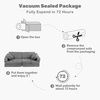 image:imageINFANS Modular Kids Play Couch 13 PCS Toddler Creative Sectional Fort Building Sofa for Bedroom Playroom Children Convertible Versatile Soft Foam Furniture Playset Crawling Floor CushionGrey