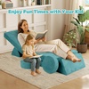 image:imageINFANS Modular Kids Play Couch 13 PCS Toddler Creative Sectional Fort Building Sofa for Bedroom Playroom Children Convertible Versatile Soft Foam Furniture Playset Crawling Floor CushionGreen