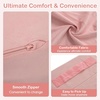 image:imageINFANS Modular Kids Play Couch 8 PCS Toddler Creative Sectional Fort Building Sofa for Playroom Bedroom Children Convertible Versatile Soft Foam Furniture Playset Crawling Floor Cushion GreyPink