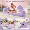 image:imageINFANS Mondular Kids Play Couch 8PCS Toddler Sectional Sofa Building Fort for Bedroom Playroom Imaginative Convertible Floor Cushion Foam Set for Boys GirlsPurple