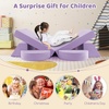 image:imageINFANS Mondular Kids Play Couch 8PCS Toddler Sectional Sofa Building Fort for Bedroom Playroom Imaginative Convertible Floor Cushion Foam Set for Boys GirlsPurple