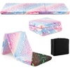 image:imageINFANS Foldable Floor Mattress for Kids Glow in Dark TriFolding Nap Mat for Sleeping Daycare Portable Foam Mattress Floor Futon Bed with Washable Cover Storage BagPink Glowing Unicorn