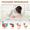 image:imageINFANS Kids Table and Chair Set 4 in 1 Building Block Wooden Activity Desk with Reversible Tabletop Storage Drawers Bookshelves for Toddlers Art Craft Learning Reading Drawing Playroom NaturalNatural
