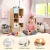 image:imageINFANS Tree Kids Bookshelf Wood 5Tier Corner Bookcase Baby Montessori Shelf Rack Childrens Bookcase Toy and Book Toddler Storage Organizer for Preschool Kids Room Playroom Boy Girls GiftBear Family