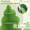 image:imageINFANS Tree Kids Bookshelf Wood 5Tier Corner Bookcase Baby Montessori Shelf Rack Childrens Bookcase Toy and Book Toddler Storage Organizer for Preschool Kids Room Playroom Boy Girls GiftTree