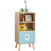 image:imageINFANS Tree Kids Bookshelf Wood 5Tier Corner Bookcase Baby Montessori Shelf Rack Childrens Bookcase Toy and Book Toddler Storage Organizer for Preschool Kids Room Playroom Boy Girls GiftBaby Bear