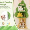 image:imageINFANS Tree Kids Bookshelf Wood 5Tier Corner Bookcase Baby Montessori Shelf Rack Childrens Bookcase Toy and Book Toddler Storage Organizer for Preschool Kids Room Playroom Boy Girls GiftTree