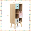 image:imageINFANS Tree Kids Bookshelf Wood 5Tier Corner Bookcase Baby Montessori Shelf Rack Childrens Bookcase Toy and Book Toddler Storage Organizer for Preschool Kids Room Playroom Boy Girls GiftBear Family