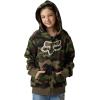 imageFox Racing Boys Youth Camo Pack Zip Fleece HoodieGreen Camo