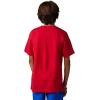 imageFox Racing Boys Youth Shield Short Sleeve TeeFlame Red