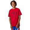 imageFox Racing Boys Youth Shield Short Sleeve TeeFlame Red
