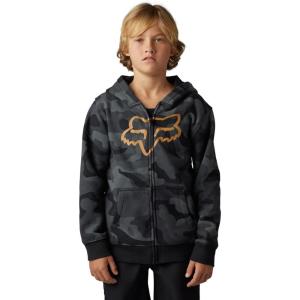 imageFox Racing Boys Youth Camo Pack Zip Fleece HoodieBlack Camo
