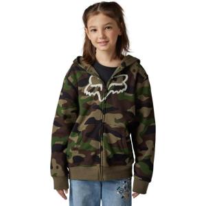 imageFox Racing Boys Youth Camo Pack Zip Fleece HoodieGreen Camo