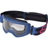 imageFox Racing Youth Main Motocross Goggle Stray Black  Clear LensDier Dark Indigo  Pc Inj Lens
